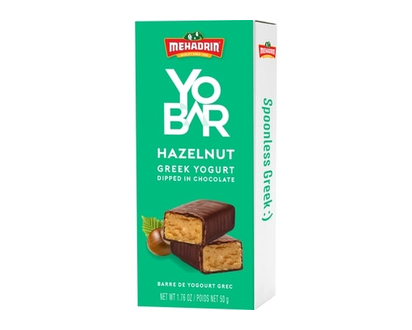 Mehadrin Yobar Greek Yogurt Bar, Hazelnut - 50.0 G