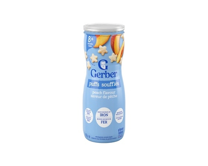 Gerber PUFFS Peach Baby Snacks - 42 G