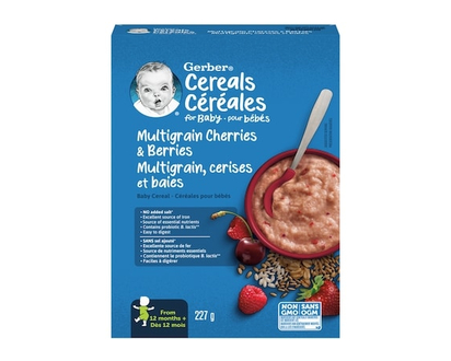 Nestlé Gerber Stage 4 Multigrain Cherries & Berries Baby Cereal - 227.0 G