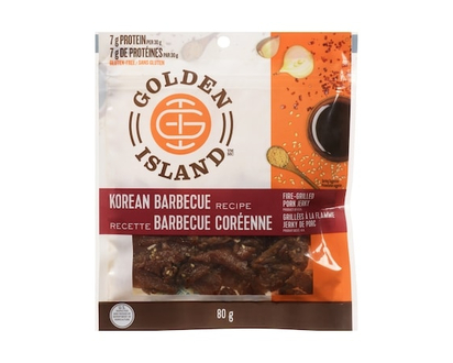 Golden Island Fire-Grilled Pork Jerky Korean Barbecue Recipe - 80.0 G