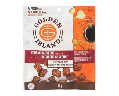 Golden Island Pork Snack Bites Korean Barbecue Recipe - 80.0 G