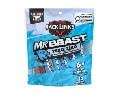 Jack Link’s Mini-bâtonnets tout bœuf original arôme zéro - 175.0 G