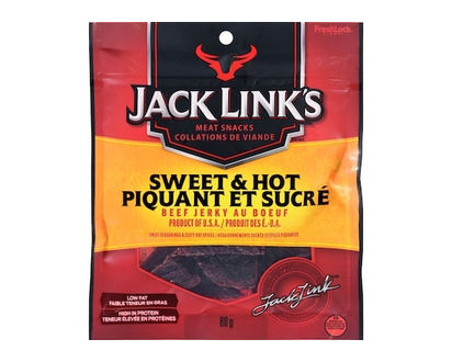 Jack Links Beef Jerky, Sweet & Hot - 80.0 G