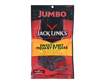 Jack Links Sweet & Hot Jumbo Beef Jerky - 230.0 G