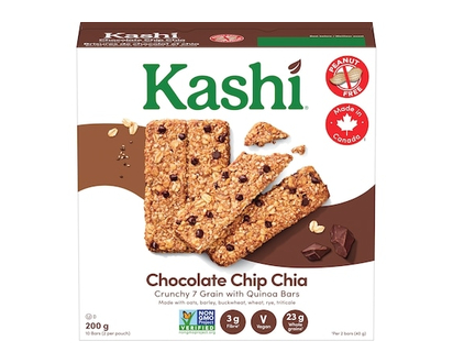 Kashi 7 Grain with Quinoa Crunchy Bars, Chocolate Chip Chia 10 Bars - 200.0 G