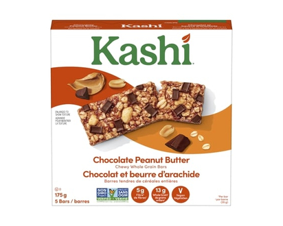 Kashi Chocolate Peanut Butter Whole Grain Bar, 5 Bars - 175.0 G