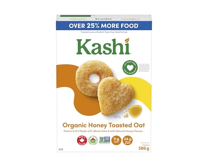 Kashi Cereal Organic Honey Toasted Oat - 386.0 G