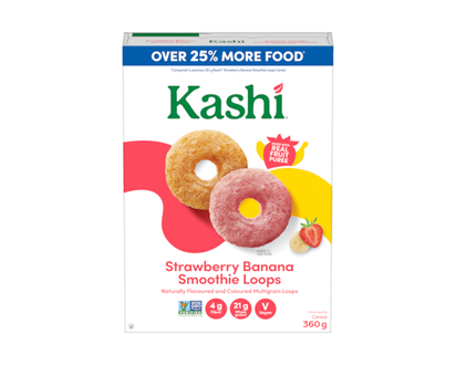 Kashi Cereal Strawberry Banana Smoothie Loops - 360.0 G