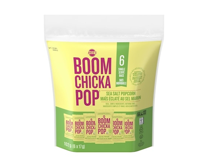 Angie's Boom Chicka Pop, Sea Salt Popcorn, 6 pack - 102.0 G