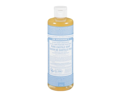 Dr Bronners Pure Castile Liquid Soap, Baby Mild - 472.0 ML