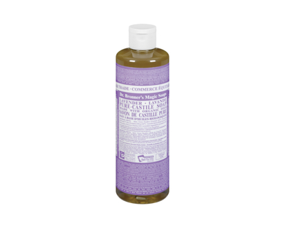 Dr Bronners Pure Castile Liquid Soap, Lavender - 472.0 ML