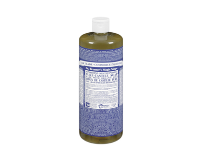 Dr Bronners Pure Castile Liquid Soap, Peppermint - 944.0 ML