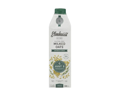 Elmhurst Oat Beverage Unsweetened - 946.0 ML