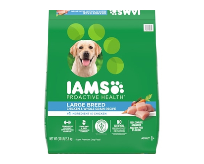 Iams Proactive Health Large Breed Chicken & Whole Grains Adult Dry Dog Food - 13.6 KG