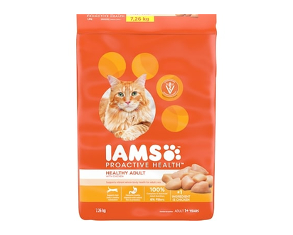 Iams Proactive Health Healthy Adult with Chicken Dry Cat Food - 7.26 KG