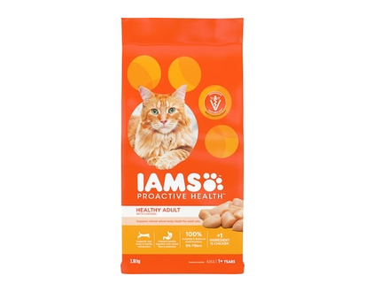 Iams Proactive Health Healthy Adult with Chicken Dry Cat Food - 3.18 KG