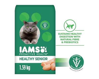 Iams Proactive Health Healthy Senior with Chicken Dry Cat Food - 1.588 KG