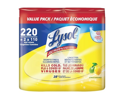 Lysol Disinfecting Wipes - 110.0 EA