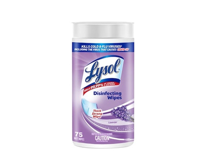 Lysol Disinfecting Wipes, Lavender - 75.0 EA