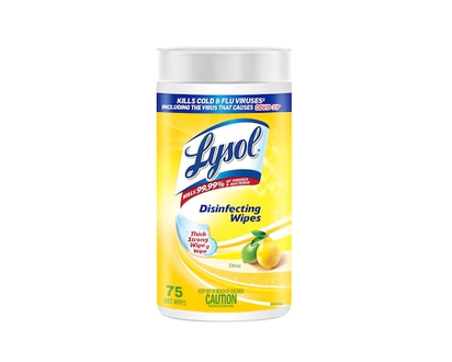 Lysol Disinfecting Wipes, Citrus - 75.0 EA