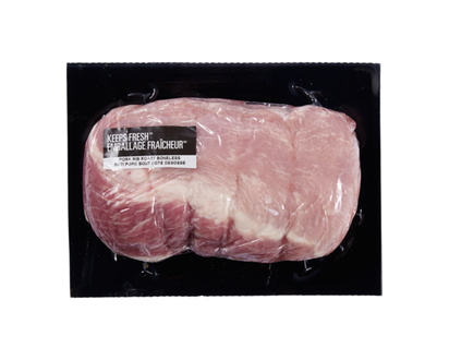 Rôti de côte de porc désossée