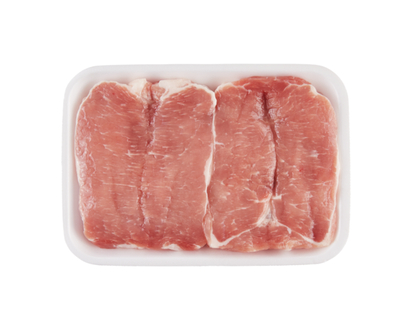 Côtelettes de longe de porc désossée coupe papillon