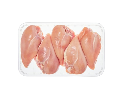 Poitrines de poulet sans peau, format club