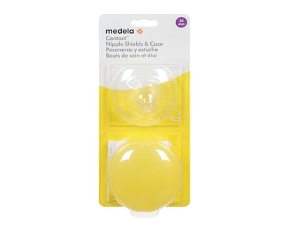 Medela Contact Nipple Shields & Case 24mm - 2 EA