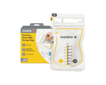 Medela Easy Pour Breast Milk Storage Bags - 50.0 EA