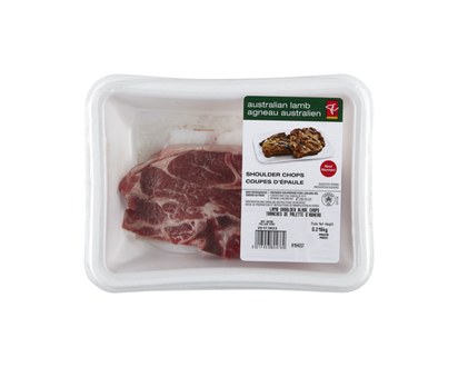Lamb Shoulder Chop, Large, Service Case
