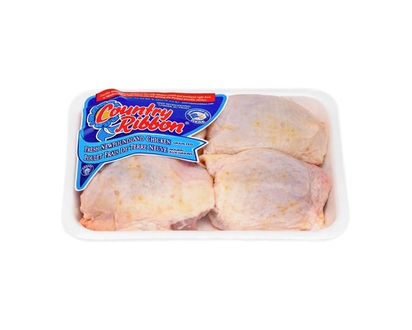 Country Ribbon Chicken Thighs, Tray Pack