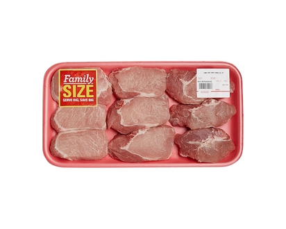 Boneless Pork Loin Rib Chops, Club Pack