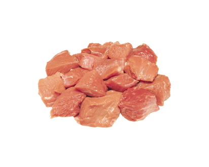 Stewing Veal Boneless, Service Case
