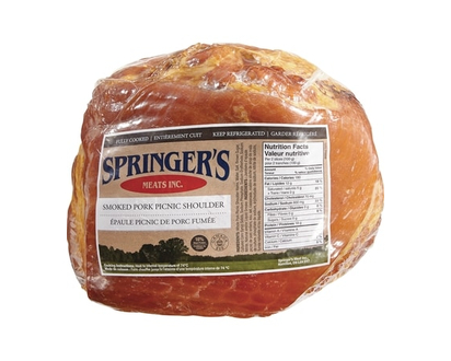 Springer's Meats Smoked Pork Picnic Shoulder