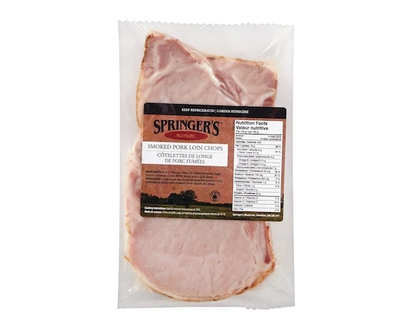 Springer's Meats Smoked Pork Chops Bone-In