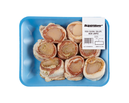 Colossal Scallops with Bacon