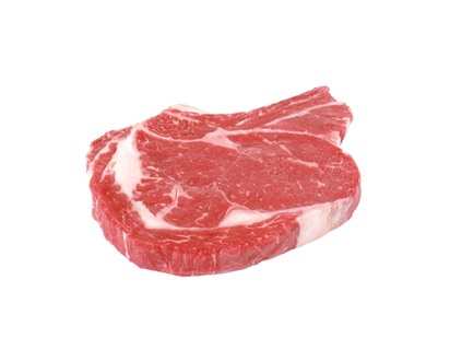 Prime Grade Beef Ribeye Steak, Service Case