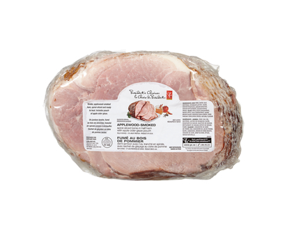 Applewood-Smoked Spiral-Sliced Bone-In Half Ham with Apple Cider Glaze Pouch