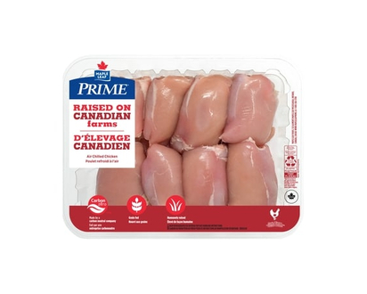 Maple Leaf Boneless Skinless Chicken Thighs, Raised on Canadian Farms - 1.0 EA