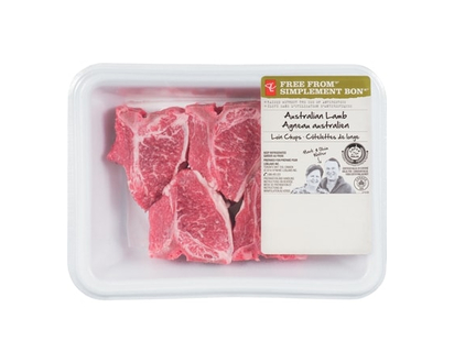 President's Choice Free From Australian Lamb Loin Chops
