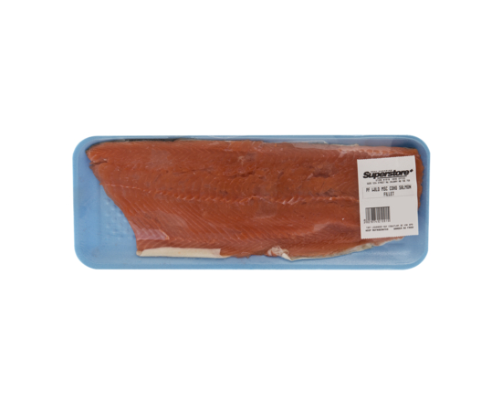 Coho Salmon Fillets, Previously Frozen
