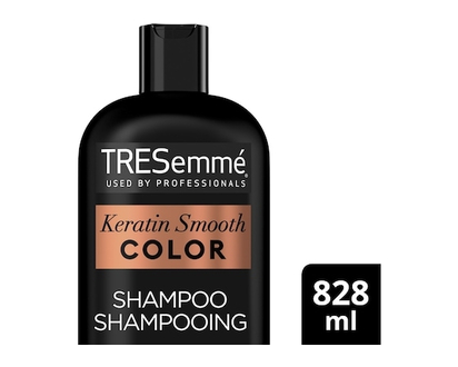 TRESemmé Keratin Smooth Colour Shampoo for coloured hair Anti-Fade formulated with Pro Style Technology™ - 828 ML