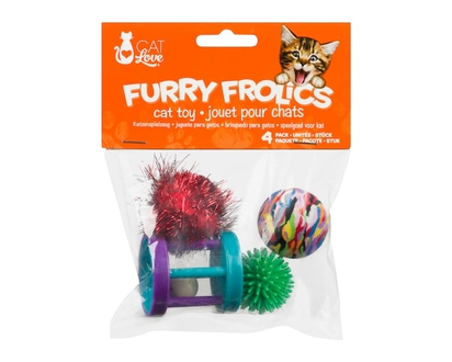 Cat Love Furry Frolics Cat Toy Assorted - 1.0 EA