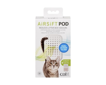 Catit Airsift Pod Dual Action Odour Reducing Pad - 1.0 EA