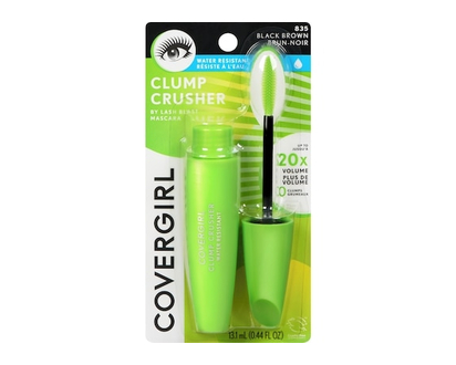 Cover Girl Clump Crusher by Lashblast Water Resistant Mascara 835 Black Brown - 13.1 ML