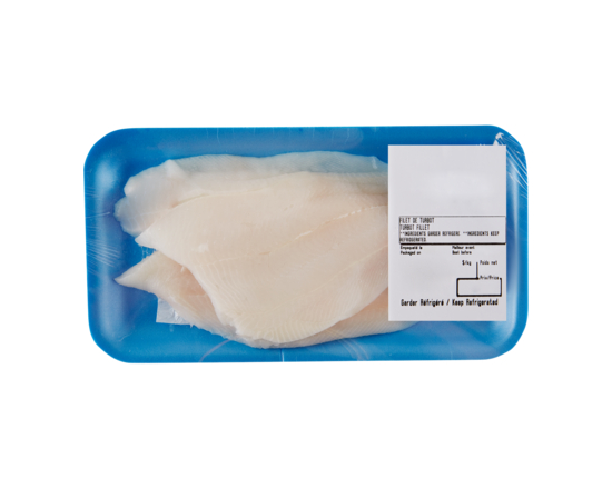 Filet de flétan, frais