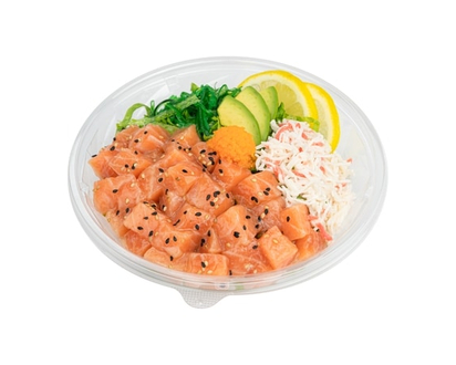 Zenshi Big Wave Poke Bowl - Salmon (Available after 11am) - 442.0 G
