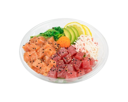 Zenshi Big Wave Poke Bowl - Salmon, Tuna (Available after 11am) - 442.0 G