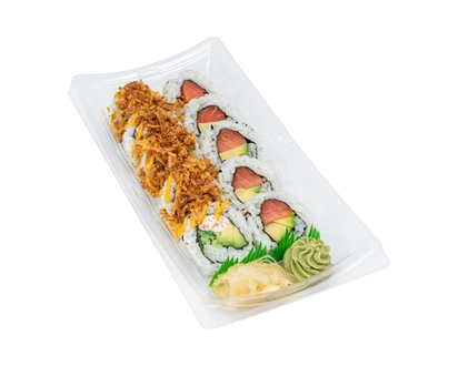 Zenshi Duo Combo - Crunchy CA & Salmon Avocado Roll 10pc (Available after 11am) - 210.0 G