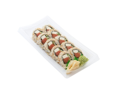 Cream Cheese Roll - Salmon 10pc (Brown Rice) (Available after 11am) - 201.0 G